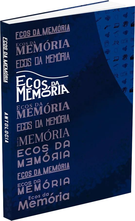 Ecos da Memória — antologia de contos Mockup do livro Ecos da Memória